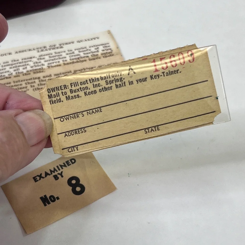 Buxton vintage unused